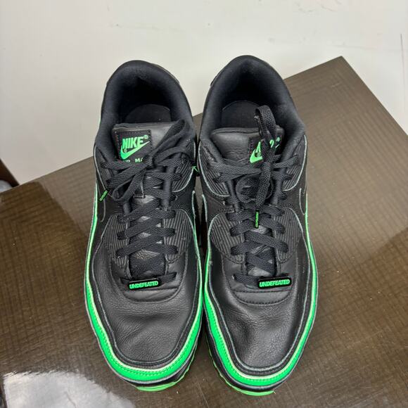 Nike Undefeated Air Max 90 Black Green Sneakers Shoes Men\'s 13 CJ7197-004 main image 6